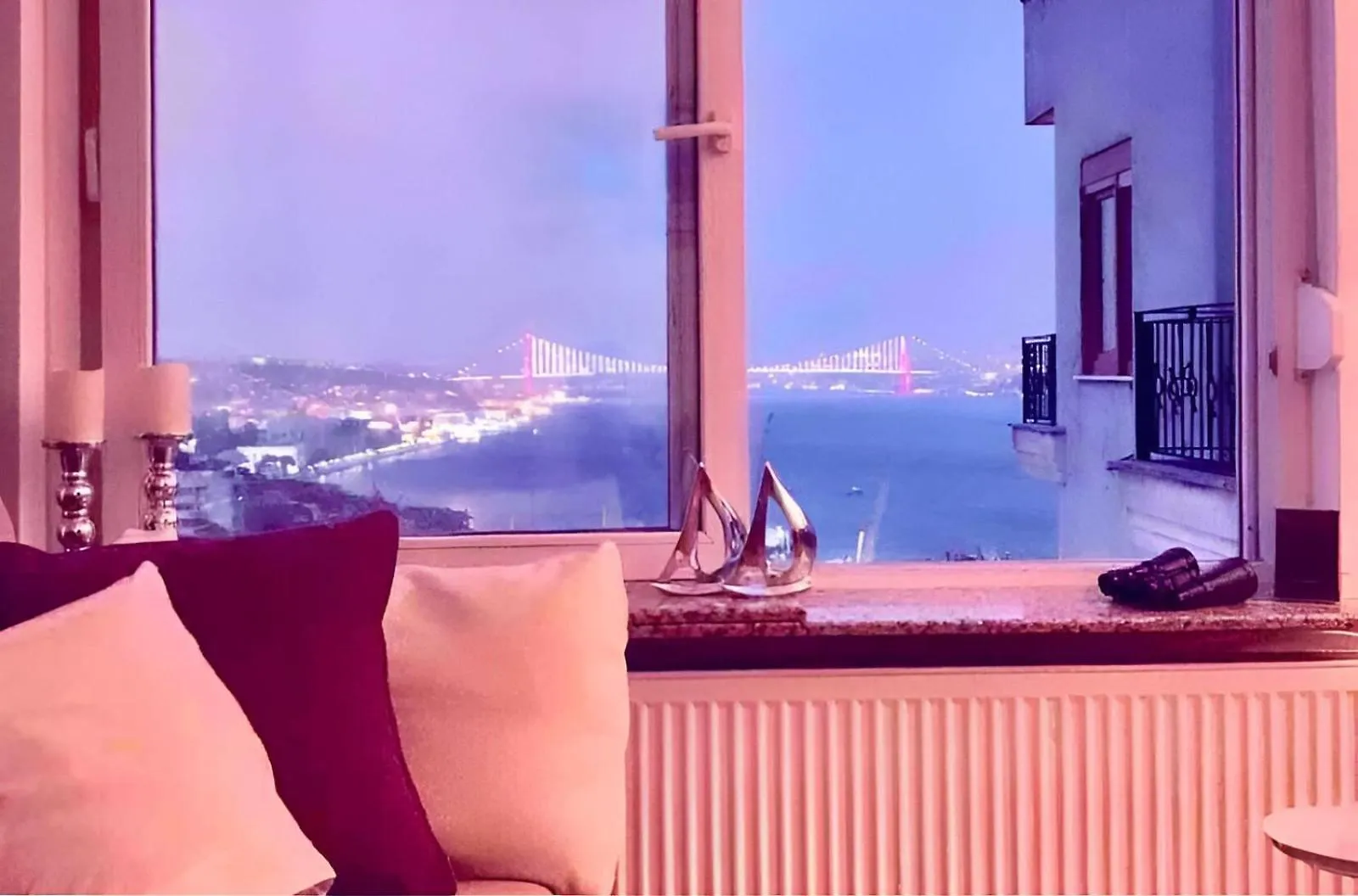 شقة A Million Dollar View Of The Bosporus And Balcony اسطنبول